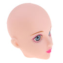 OOAK Girl Jointed Head Carving Sculpt with Blue Eyes for 1/6 BJD Doll, MSD Accessory