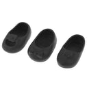3 Pairs/Set Shoes Sandal Slippers For 25cm Mellchan Doll Outfit Accs Black