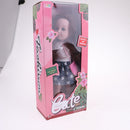 30cm Baby Girl Doll Soft Vinyl Realistic Doll Model with Colorful Clothes Suit Gift