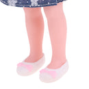 30cm Baby Girl Doll Soft Vinyl Realistic Doll Model with Colorful Clothes Suit Gift
