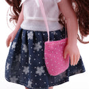 30cm Baby Girl Doll Soft Vinyl Realistic Doll Model with Colorful Clothes Suit Gift