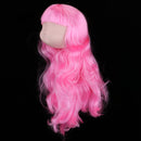 1/6 Bjd Ball-Jointed Dolls Head Sculpt and Pink Curly Wig Hair Doll Custom Parts DIY