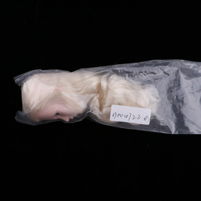 1/4 Female Bjd Doll Head Sculpt W. Blue Eyes Ball-Jointed Doll Body Parts