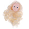 1/4 Female Bjd Doll Head Sculpt W. Blue Eyes Ball-Jointed Doll Body Parts