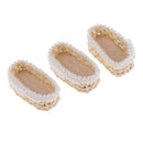 3pcs 1:12 Dollhouse Miniature Food Beer Serving Bamboo Storage Baskets Kitchen Accessories