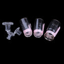 3Pcs 1:12 Dollhouse Miniature Glass Candy Bottles Storage Jar Food Accessory