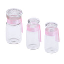 3Pcs 1:12 Dollhouse Miniature Glass Candy Bottles Storage Jar Food Accessory