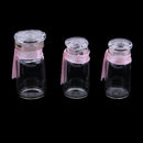 3Pcs 1:12 Dollhouse Miniature Glass Candy Bottles Storage Jar Food Accessory