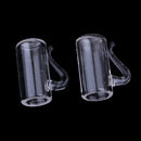 2Pcs 1/12 Miniature Plastic Beer Mugs Cup Dollhouse Tableware Decoration