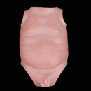 Comfortable Silicone Reborn Boy Belly Plate for 20inch-22inch Newborn Baby Doll Painted Hands-on Toy