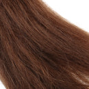 23cm DIY Wig Straight Hair For Newborn Baby Doll Accs DIY Making Dark Brown