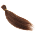 23cm DIY Wig Straight Hair For Newborn Baby Doll Accs DIY Making Dark Brown
