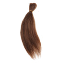 23cm DIY Wig Straight Hair For Newborn Baby Doll Accs DIY Making Dark Brown