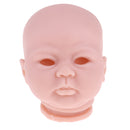 20inch Unpainted Reborn Kits Awake Baby Doll with Soft Silicone Head 3/4 Arms Full Legs Kids Gift Adult Collections