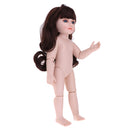Beautiful 45cm DIY Nude Jointed Dolls for SD BJD Girl Doll Ball Jointed Dolls
