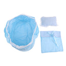 Lovely Baby Dolls Sleeping Bag Set for 26-28cm Dolls Accessories Generation Doll Blue