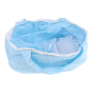 Lovely Baby Dolls Sleeping Bag Set for 26-28cm Dolls Accessories Generation Doll Blue