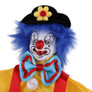 38cm Funny Yellow Clothes Clown Man Doll Halloween Decor Ornaments Gifts