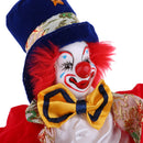 41cm Funny Clown Man Doll Wearing Red Clothes W. Bow Halloween Ornament Gift