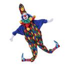 41cm Funny Clown Man Doll Wearing Blue Clothes Halloween Ornament Gift