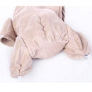 24inch Newborn Baby Doll Supply Suede Cloth Body for Reborn 3/4 Arm Full Leg Doll Kit Beige Color