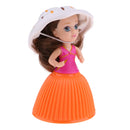 Sweet Caramel Cupcake Eyster Dolls Toys with Surprise, Cake Transform to Princess Doll