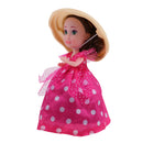 Sweet Grapey Cupcake Candie Dolls Toys with Surprise, Cake Transform to Princess Doll