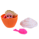 Sweet Caramel Cupcake Athy Dolls Toys with Surprise, Cake Transform to Princess Doll