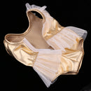 Golden Ballet Dancing Dress Jumpsuit Outfit for 18Â” American Girl Our Generation Dolls Clothes