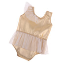 Golden Ballet Dancing Dress Jumpsuit Outfit for 18Â” American Girl Our Generation Dolls Clothes