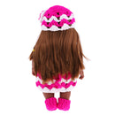 30cm Realistic Baby Doll Vinyl Newborn Girl Doll Wearing Sleeveless Dress