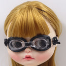 For 1/6 Blythe Doll Beach Seaside Accessory New Swimming Goggles with Black Side