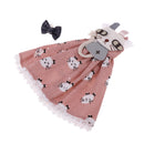 Fashion Skirt with Kitty Pattern & Headwear Accessory for 1/6 Blythe Dolls Pink