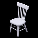 Miniature Wooden Round Coffee Table Chair For Dollhouse Outdoor Patio Garden