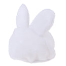For 20cm Doll Puppet Bears Chic Round Cap with Ear Design Kids DIY Accessory White
