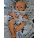 22inch Unpainted Reborn Kits Awake Baby Doll with Soft Silicone Head 3/4 Arms Full Legs Kids Gift Adult Collections