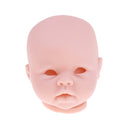 22inch Unpainted Reborn Kits Awake Baby Doll with Soft Silicone Head 3/4 Arms Full Legs Kids Gift Adult Collections