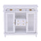 1/12 Dollhouse Miniature Furniture Wooden 4 Pane Drawer Sideboard Cabinet