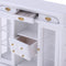 1/12 Dollhouse Miniature Furniture Wooden 4 Pane Drawer Sideboard Cabinet