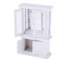 1/12 Dollhouse Miniature Furniture Wooden Display Cabinet Bookcase Decor