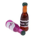 Dollhouse Miniature 6 Pieces Lifelike Soft Drink Bottles Set Model for 1:12 scale