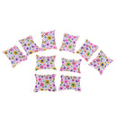 10pcs 1/6 Dollhouse Miniature Floral Cushions Pillow Sofa Bedroom Accessory Decoration