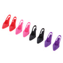 4 Pair 1/6 Scale Miniature High Heel Shoes Furniture for Dolls House Room Woman Figures Accessory Decor
