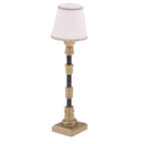 1/12 Dollhouse Miniature Furniture White Lampshade Floor Lamp Light Model