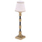 1/12 Dollhouse Miniature Furniture White Lampshade Floor Lamp Light Model