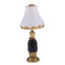 1/12 Dollhouse Miniature Furniture White Lampshade Table Lamp Light Model