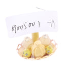 1/12 Dollhouse Miniature Home Item Perfume Bottles With Tray Yellow