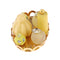 1/12 Dollhouse Miniature Home Item Perfume Bottles With Tray Yellow