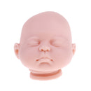 20inch Unpainted Reborn Kits Sleeping Baby Doll with Soft Silicone Head 3/4 Arms Full Legs Kids Gift Adult Collections
