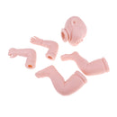 20inch Unpainted Reborn Kits Sleeping Baby Doll with Soft Silicone Head 3/4 Arms Full Legs Kids Gift Adult Collections
